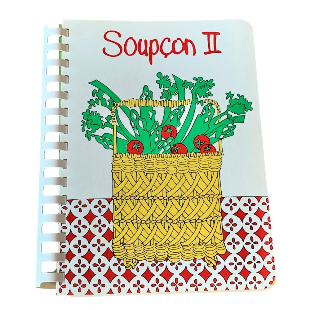 Vtg 1981 Soupcon II Junior League of Chicago Seasonal Cookbook First Edition
